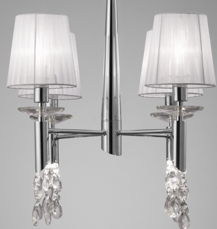 Mantra Tiffany Visilica metal 4xE14 20W prečnik 55cm - Slika 3