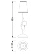 Mantra PAOLA Gold Stona - Slika 2