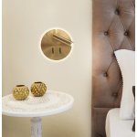 Mantra Cayman zidna lampa zlatna led 3+6W 3000K 15cm