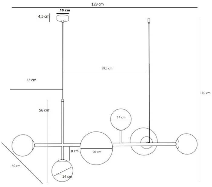 Artera DIONE 6 Cream Visilica - Slika 2