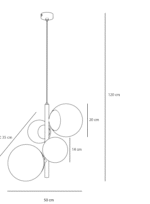 Artera BLOOM 4 Cream Visilica - Slika 2