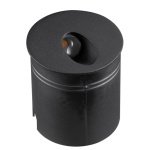 Mantra Aspen Fasadna lampa crna pesak led 3W 3000K visina 8.5cm