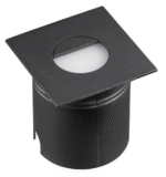 Mantra Aspen Fasadna lampa crna pesak led 3W 3000K visina 8.4cm prečnik 8.4cm