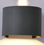 Mantra Davos Fasadna lampa tamno siva led 12W 4000K visina 14cm