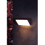 Mantra Solden Fasadna lampa tamno siva led 9W 3000K visina 18cm