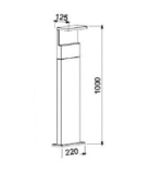 Mantra RUKA Dark Grey – Wood Spoljasnja Podna - Slika 2