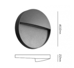 Mantra BAKER Dark Grey Spoljasnja Zidna - Slika 2