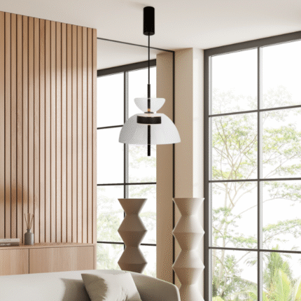 Maytoni Bangkok unutrašnja visilica crna 3000K 12W