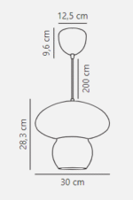 Nordlux Allie 30 visilica prirodna - Slika 2