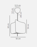 Nordlux Tinto visilica crna - Slika 2