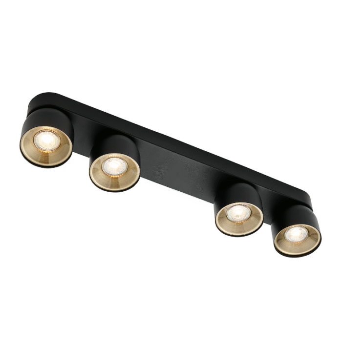 Nordlux Pitcher 4-Spot reflektor nadgradna rasveta crna - Slika 3