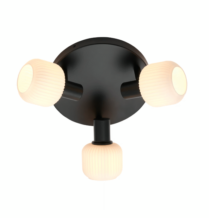 Nordlux Milford Mini 3-rondel plafonska lampa crna - Slika 4