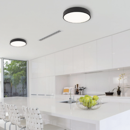 MaxLight ROUNDY Black Plafonska