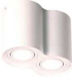MaxLight BASIC ROUND II White Plafonska