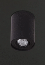 MaxLight BASIC ROUND Black Plafonska