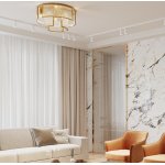 Maytoni Frame unutrašnja plafonska lampa zlatna 60W