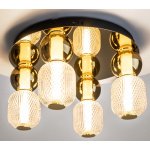 Maytoni Drop unutrašnja plafonska lampa zlatna 3000K 60W