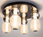 Maytoni Drop unutrašnja plafonska lampa hrom 3000K 60W - Slika 5