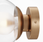 Maytoni Basic form unutrašnja zidna lampa zlatna 20W - Slika 4