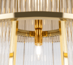 Maytoni Frame unutrašnja plafonska lampa zlatna 60W - Slika 4