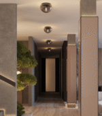 Maytoni Glassy unutrašnja plafonska lampa crna 60W - Slika 4