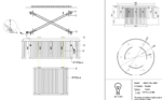 Maytoni Frame unutrašnja plafonska lampa zlatna 60W - Slika 2