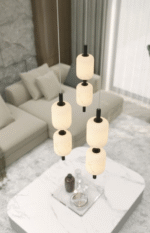 MaxLight ELENA Black Visilica