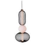 MaxLight BORA A Black – Gold Visilica - Slika 4