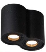 MaxLight BASIC ROUND II Black Plafonska - Slika 3