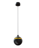 MaxLight COMETSHINE Black – Gold Visilica - Slika 3