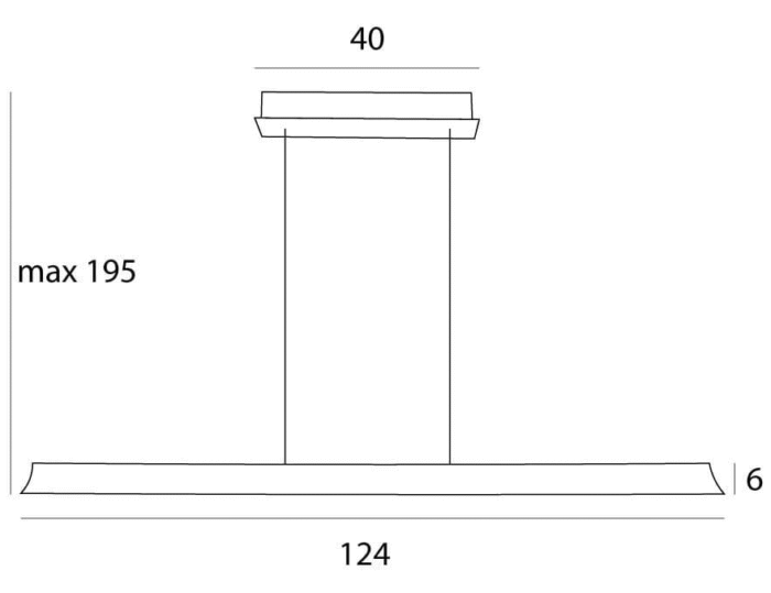MaxLight JO-JO Grey Visilica - Slika 2