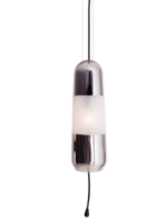 MaxLight MAURI Smoky - Black Visilica - Slika 4