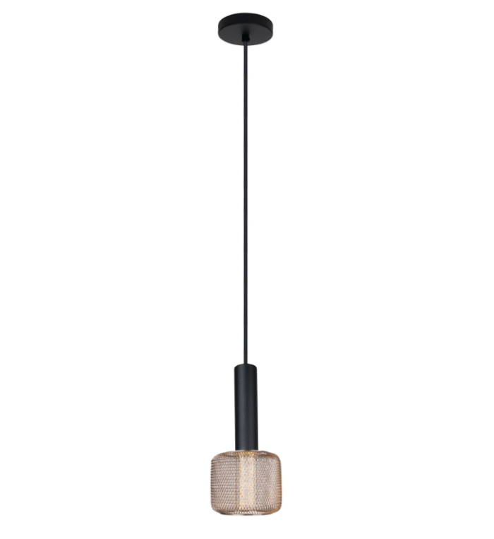 MaxLight MESH Black – Gold Visilica - Slika 3