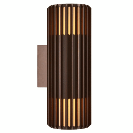 Nordlux Aludra Double spoljašnja zidna lampa smeđe metalik