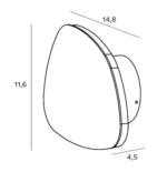 MaxLight PUZZLE Black Zidna - Slika 2