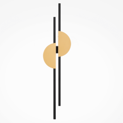Maytoni SKYLINE Black – Brass Zidna