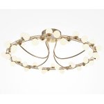 Maytoni Tessara unutrašnja plafonska lampa zlatna 3000K 72W