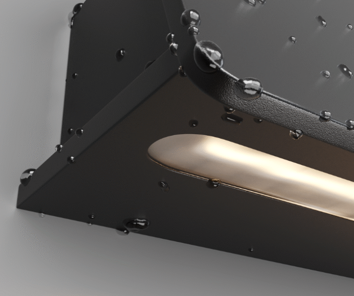 Maytoni Trupp spoljašnja zidna lampa grafitna 3000K 6W - Slika 5