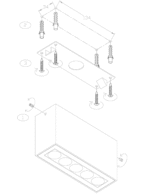 Maytoni Ares spoljašnja plafonska lampa grafitna 3000K 10W - Slika 2