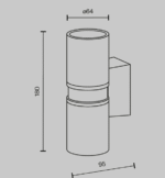 Maytoni BOWERY Brass Spoljasnja Zidna - Slika 2