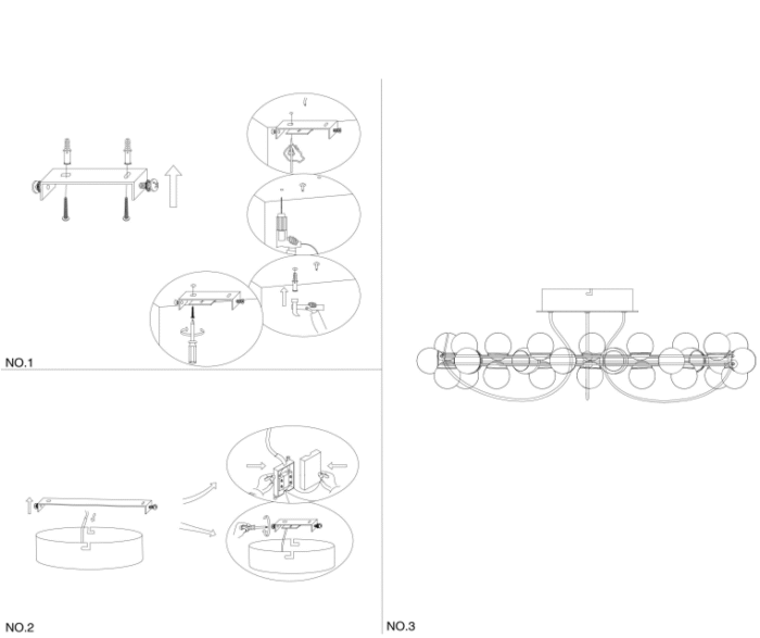 Maytoni Tessara unutrašnja plafonska lampa zlatna 3000K 55W - Slika 3