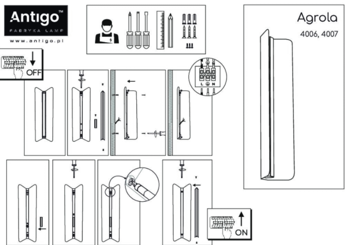 Antigo AGROLA White Zidna - Slika 3
