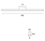 MaxLight TAMPA Black Zidna - Slika 2