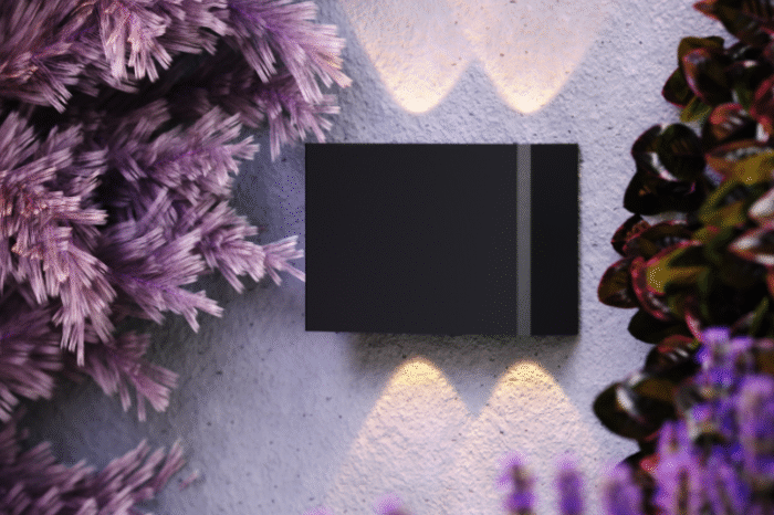 Maytoni Show spoljašnja fasadna lampa grafitna 3000K 4W - Slika 1