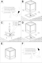 Maytoni Trim spoljašnja lampa za dvorište grafitna 15W - Slika 2