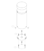 Maytoni Olten spoljašnja lampa za dvorište grafitna 3000K 12W - Slika 3