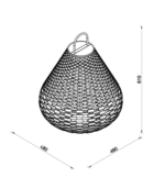 Maytoni Plet spoljašnja lampa za dvorište crna 3000K 5W - Slika 3