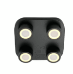 Nordlux Clyde 4-spot plafonska lampa crna - Slika 4