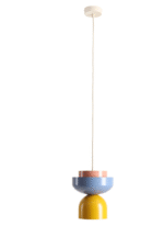 Artera ULIA Yellow – Light Blue – Coral Visilica - Slika 2