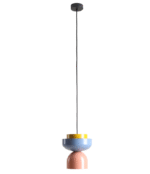 Artera ULIA Yellow – Light Blue - Coral Visilica - Slika 4